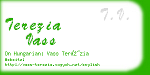 terezia vass business card